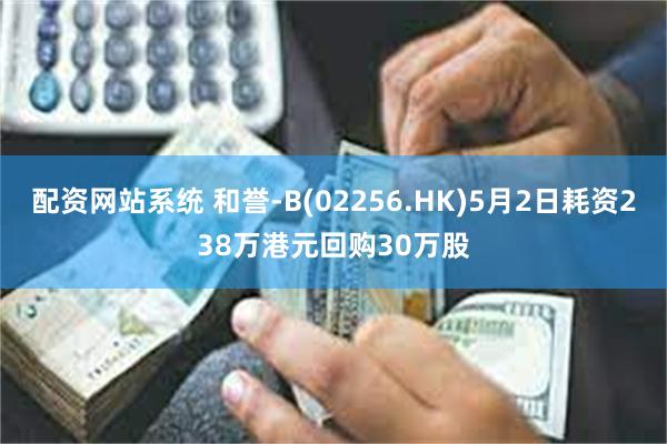 配资网站系统 和誉-B(02256.HK)5月2日耗资238万港元回购30万股